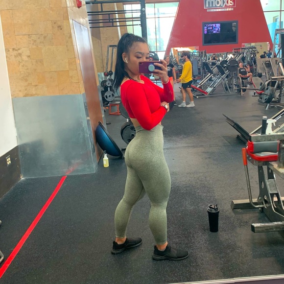 Gymshark Vital Seamless Khaki Marl 